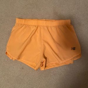 Peach New Balance Shorts